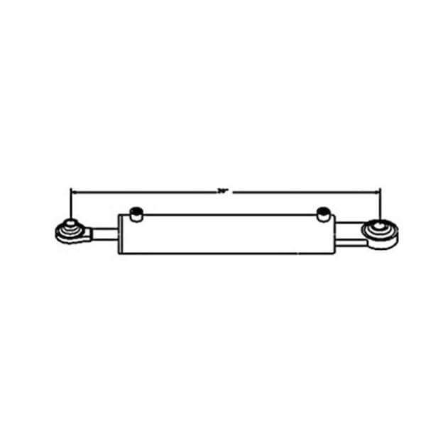 Aftermarket Hydraulic Top Link Cylinder 3 Bore Fits John Deere Fits Ford Fits New Hol TLH08 - main
